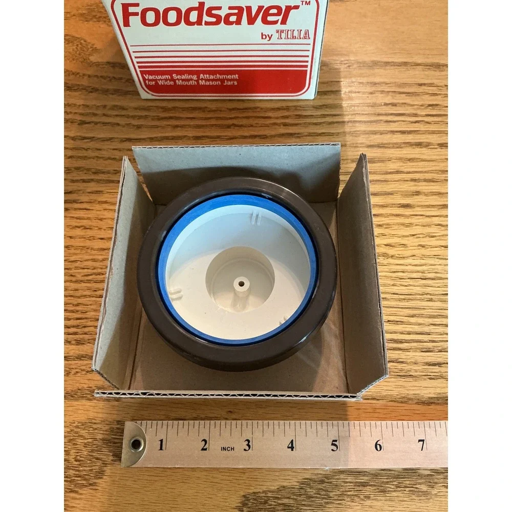 Vintage Foodsaver by Tilia Wide Mouth Mason Jar Vacuum Sealer Attachment Hose